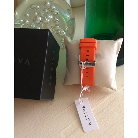 Men's Activa X Invicta Digital Watch 53.2mm Orange Band - Picture 4 of 7